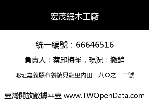 宏茂鋸木工廠