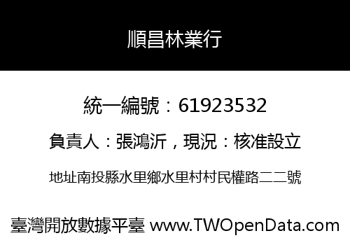 順昌林業行