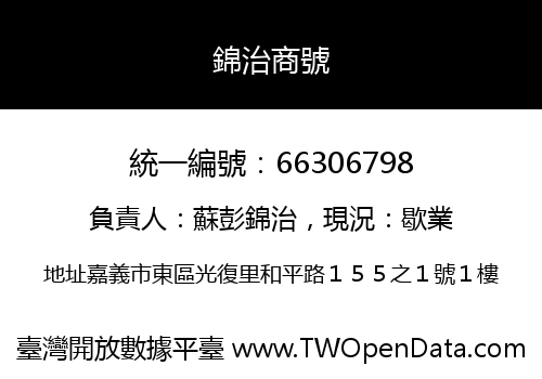 錦治商號