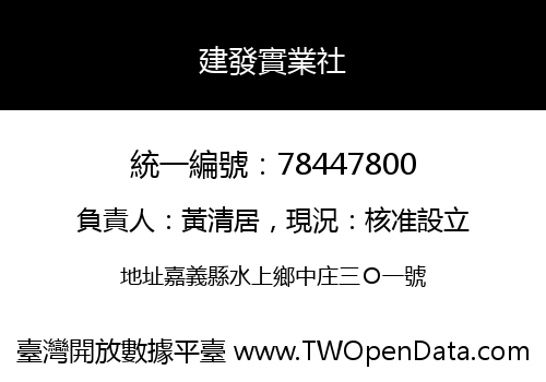 建發實業社