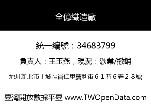 全億織造廠