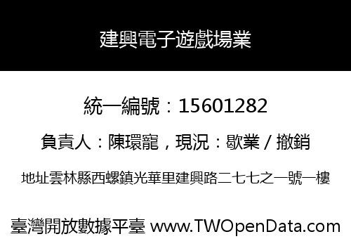 建興電子遊戲場業