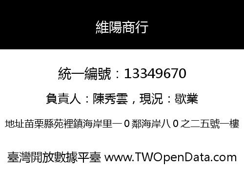 維陽商行