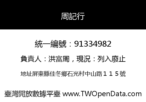 周記行