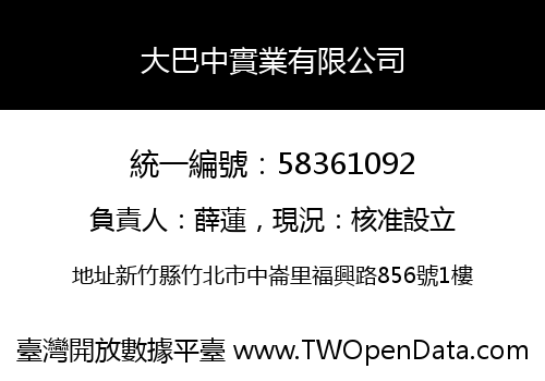 大巴中實業有限公司