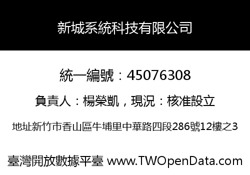 新城系統科技有限公司