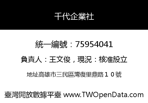 千代企業社