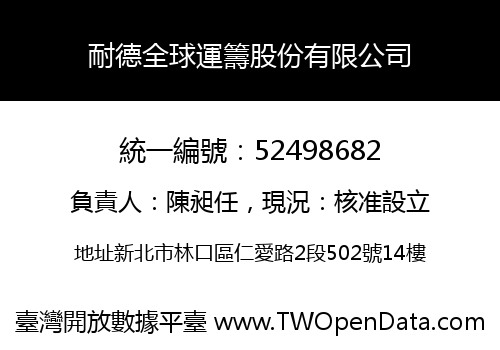 耐德全球運籌股份有限公司