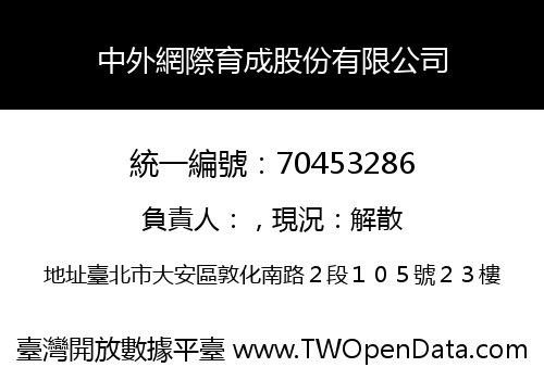 中外網際育成股份有限公司