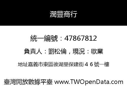 潤豐商行