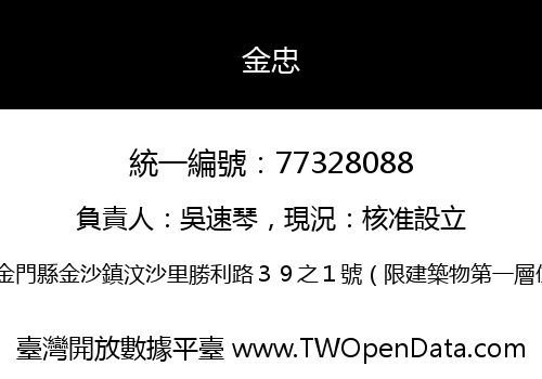 金忠