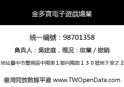 金多寶電子遊戲場業
