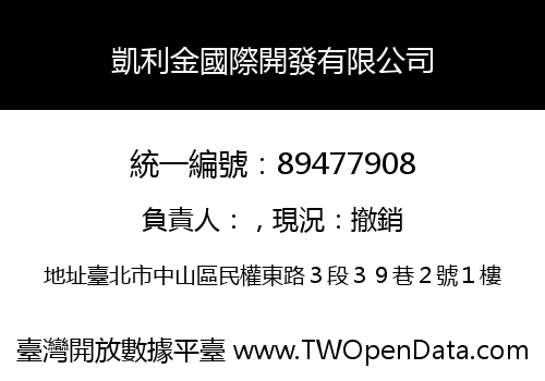凱利金國際開發有限公司