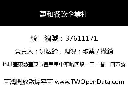 萬和餐飲企業社