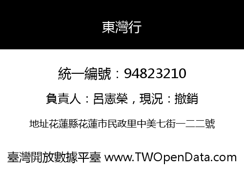 東灣行
