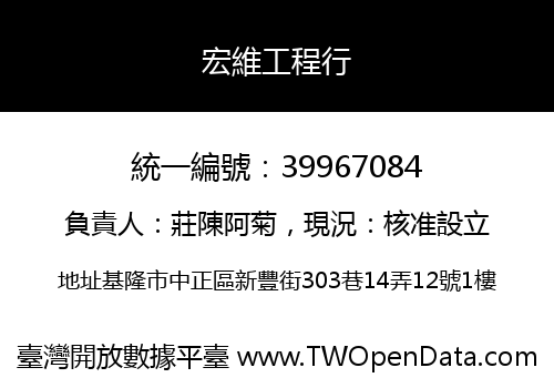 宏維工程行