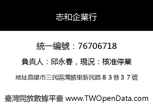 志和企業行