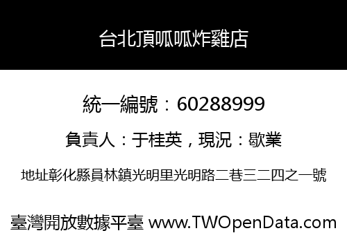 台北頂呱呱炸雞店