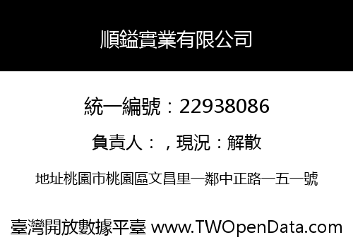 順鎰實業有限公司