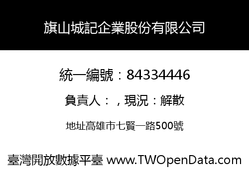 旗山城記企業股份有限公司
