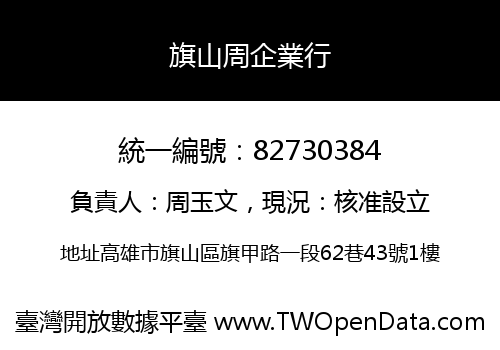旗山周企業行