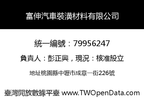 富伸汽車裝潢材料有限公司