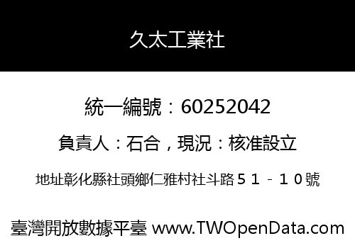 久太工業社