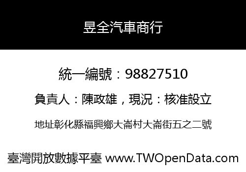 昱全汽車商行