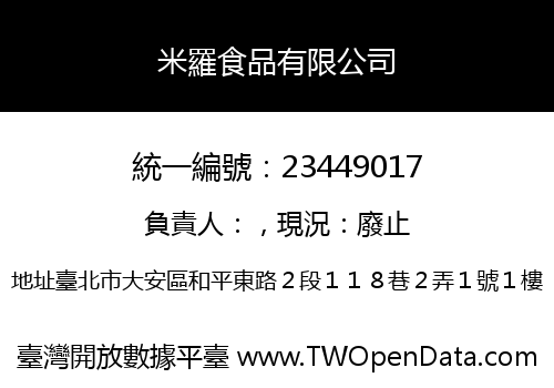 米羅食品有限公司