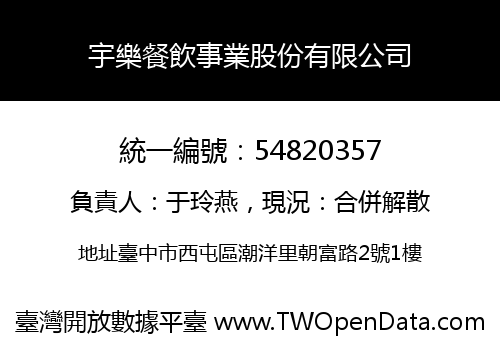 宇樂餐飲事業股份有限公司