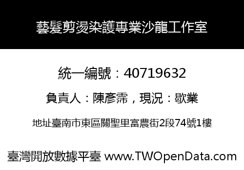 藝髮剪燙染護專業沙龍工作室