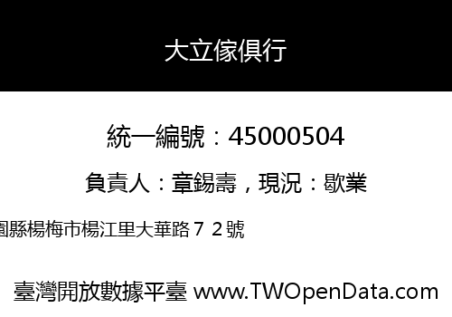 大立傢俱行