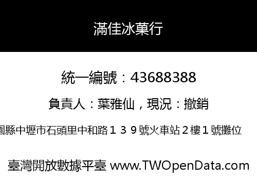 滿佳冰菓行