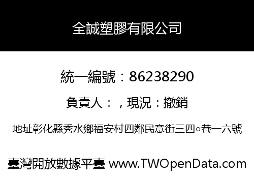 全誠塑膠有限公司