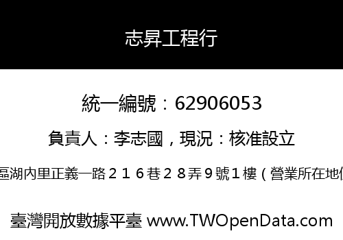 志昇工程行