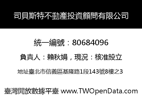 司貝斯特不動產投資顧問有限公司