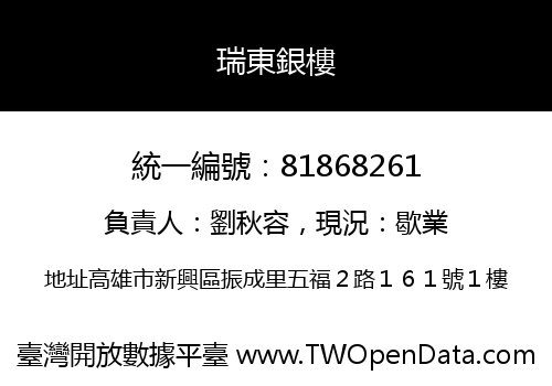 瑞東銀樓