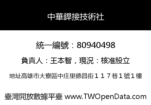 中華銲接技術社