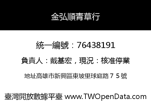 金弘順青草行