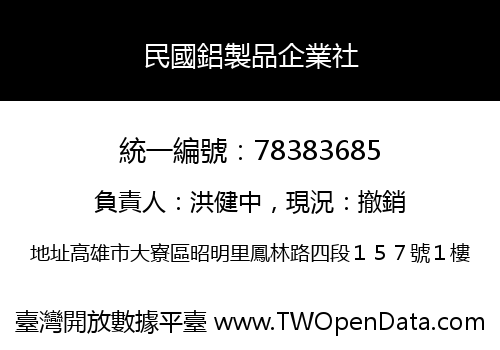民國鋁製品企業社
