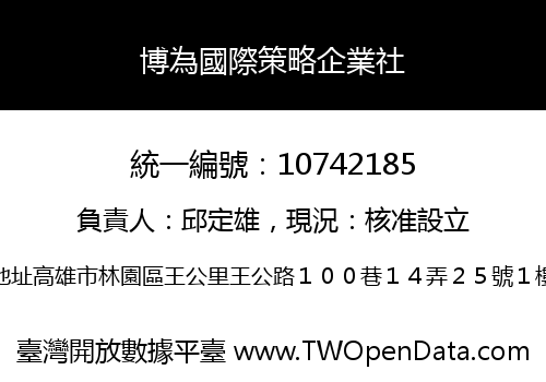 博為國際策略企業社