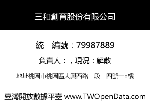 三和創育股份有限公司