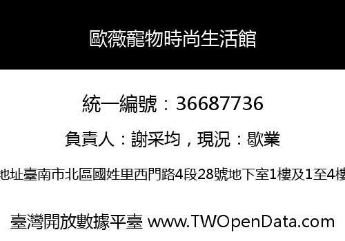 歐薇寵物時尚生活館