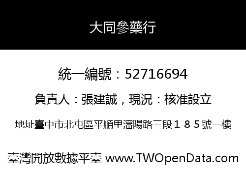 大同參藥行