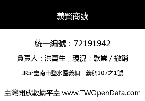 義賢商號