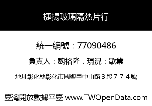 捷揚玻璃隔熱片行