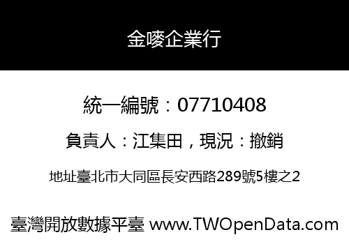 金嘜企業行
