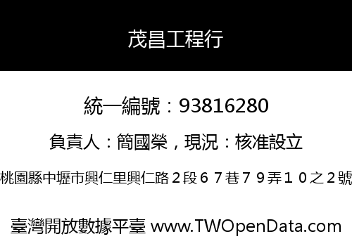 茂昌工程行
