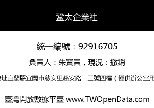 鞏太企業社