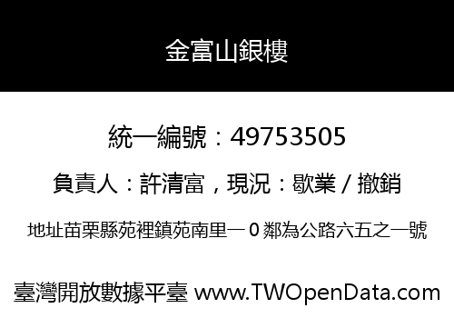 金富山銀樓